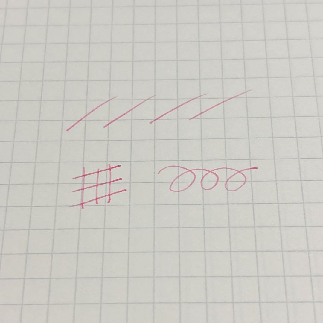 試筆のみ セーラー万年筆 四季織　万年筆　垂雪　MF 中細