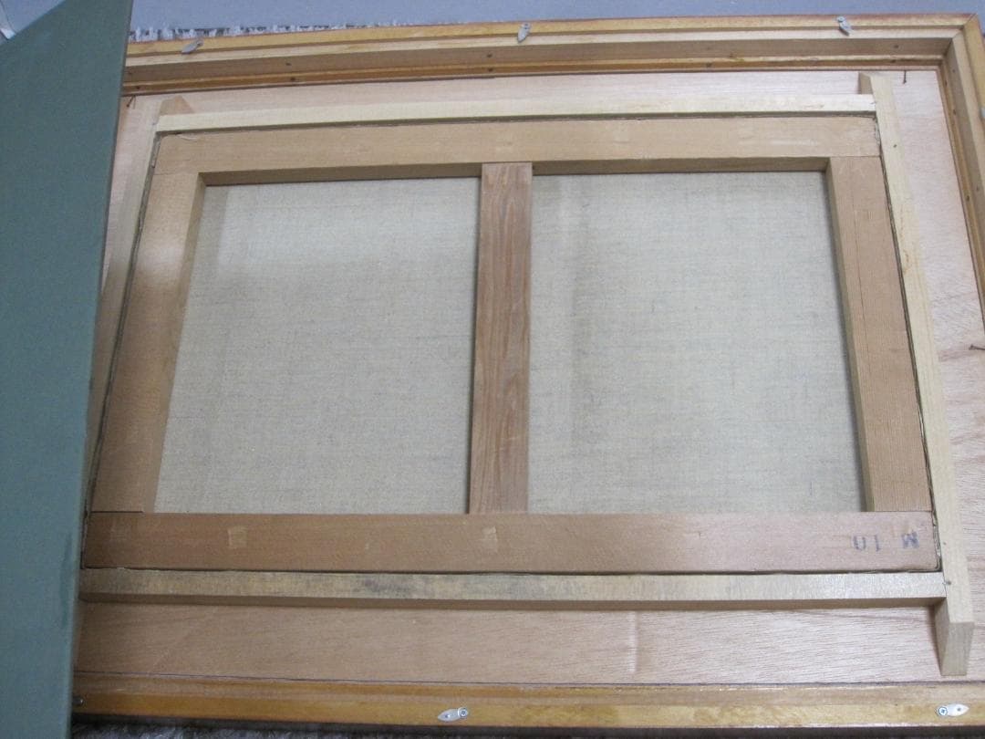 ▲油絵 作者不明 バラ積み船? 海洋画 海　大海原 M10サイズ?▲