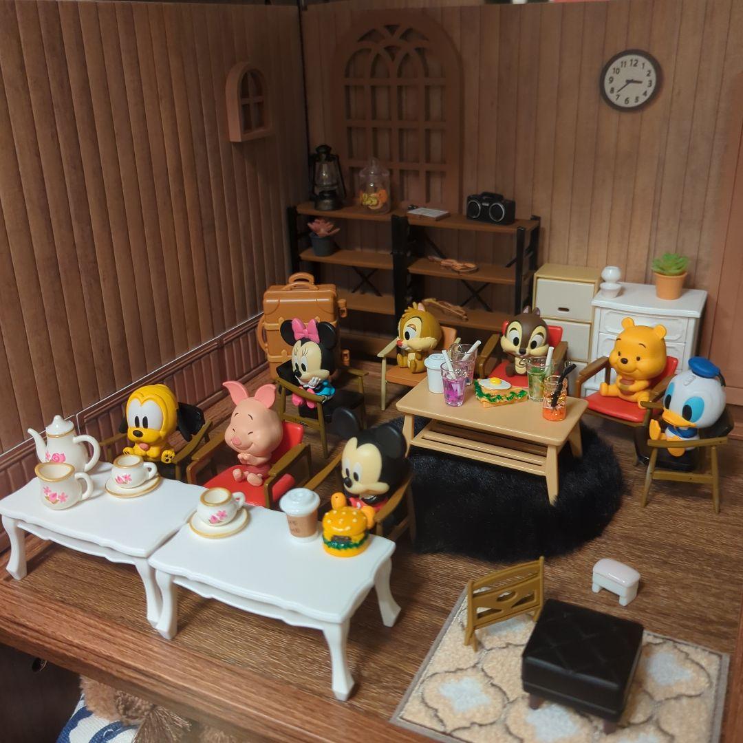 ミッキー・チップ・デール ディズニーワールドフィギュアセット