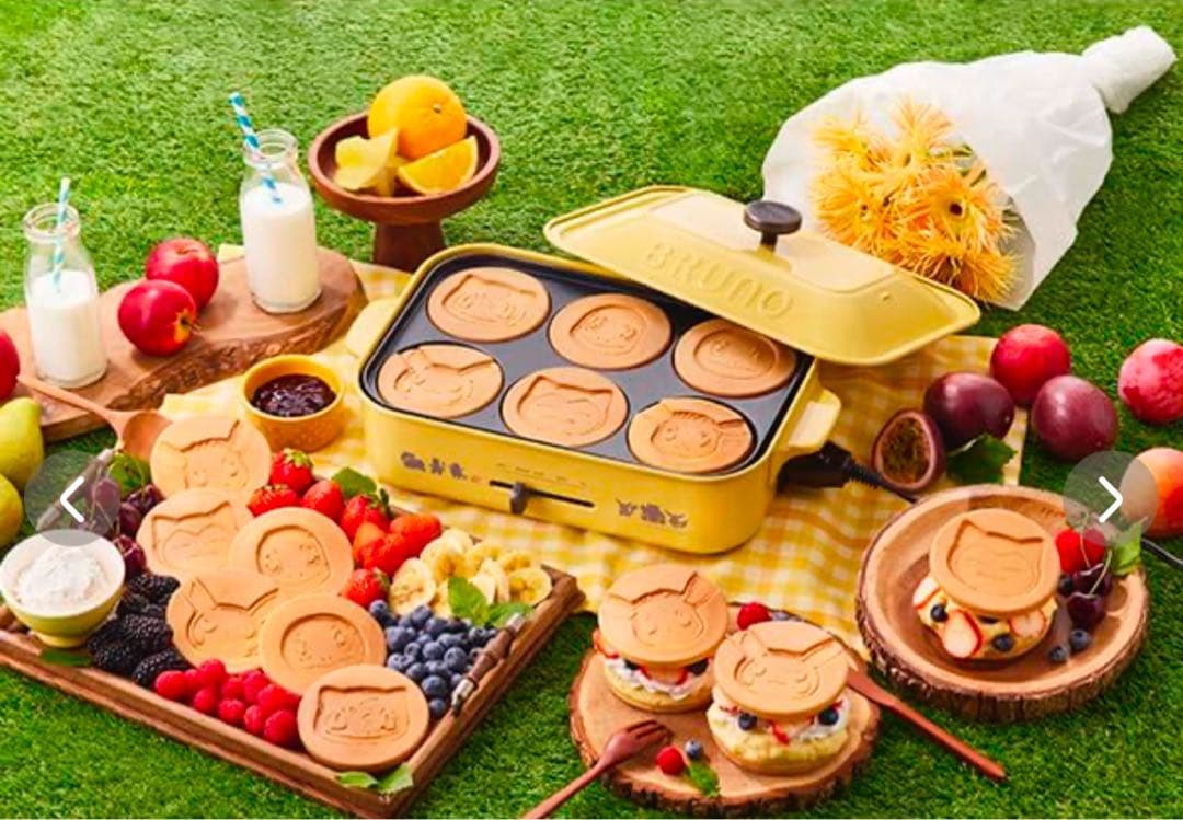 新品未開封 未使用 BRUNO ポケモン コンパクトホットプレート