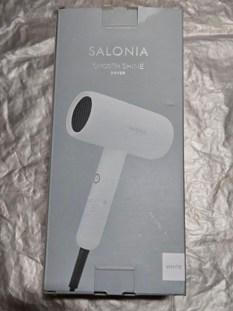 SALONIA スムースシャインドライヤー ホワイト SAL23209WH