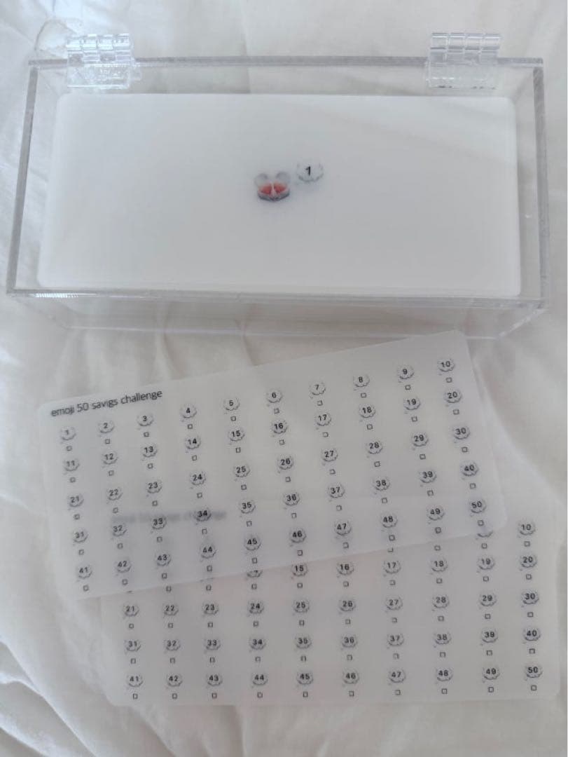 1点のみ！韓国 絵文字/100ボックス 現金 貯金