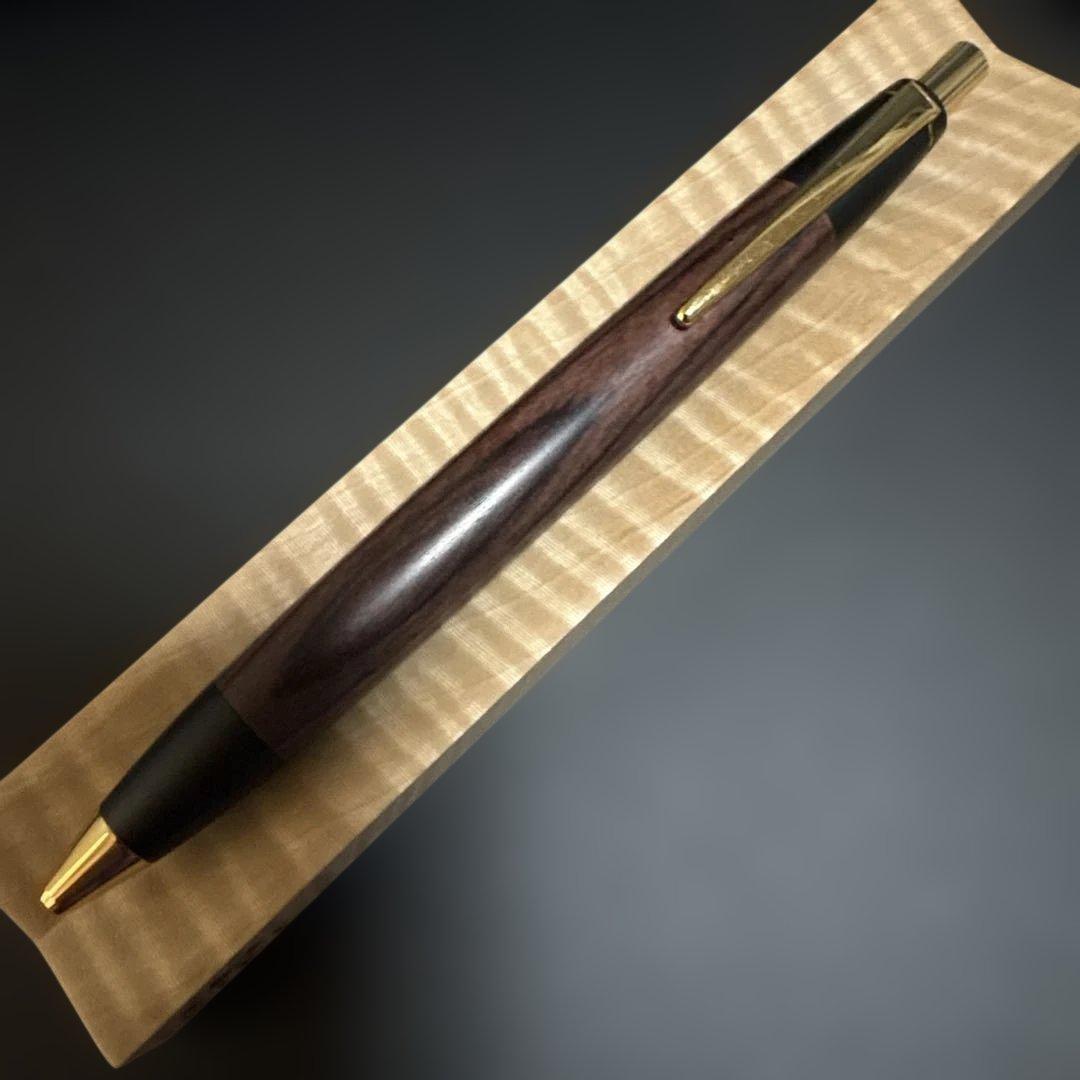 〈極美品〉野原工芸　キングウッド　スタンダードボールペン