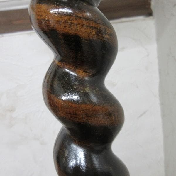 イギリス アンティーク 家具 プランツスタンド ツイスト 花台 英国 6753c