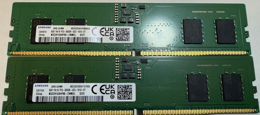 DDR5-5600 8GB2枚セット②