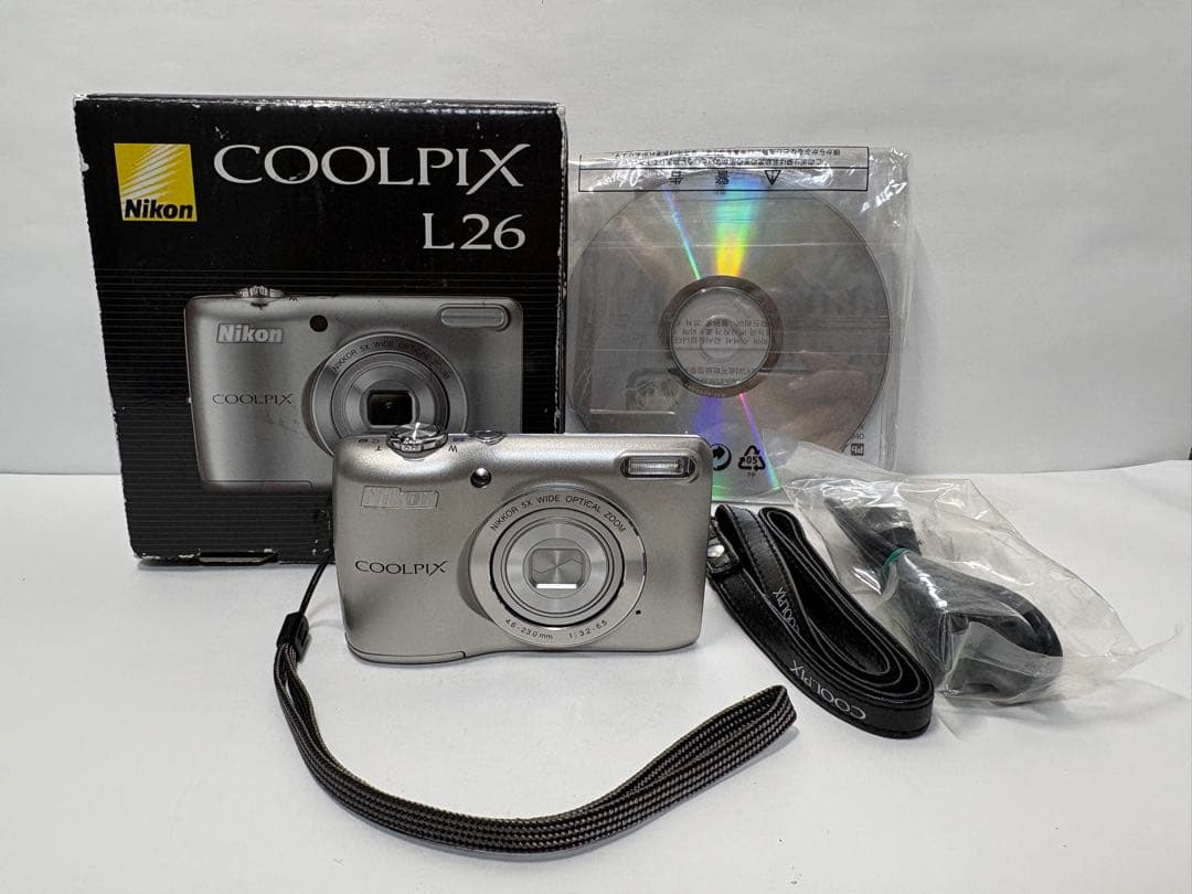 Nikon COOLPIX L26 コンパクトカメラ コンデジ デジカメ 外箱有