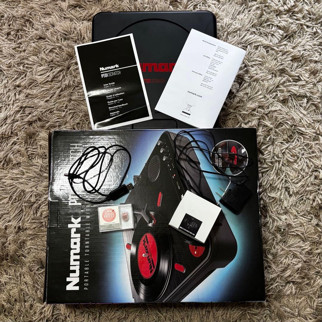 Numark ターンテーブル PT01 Scratch ポータブル スクラッチ