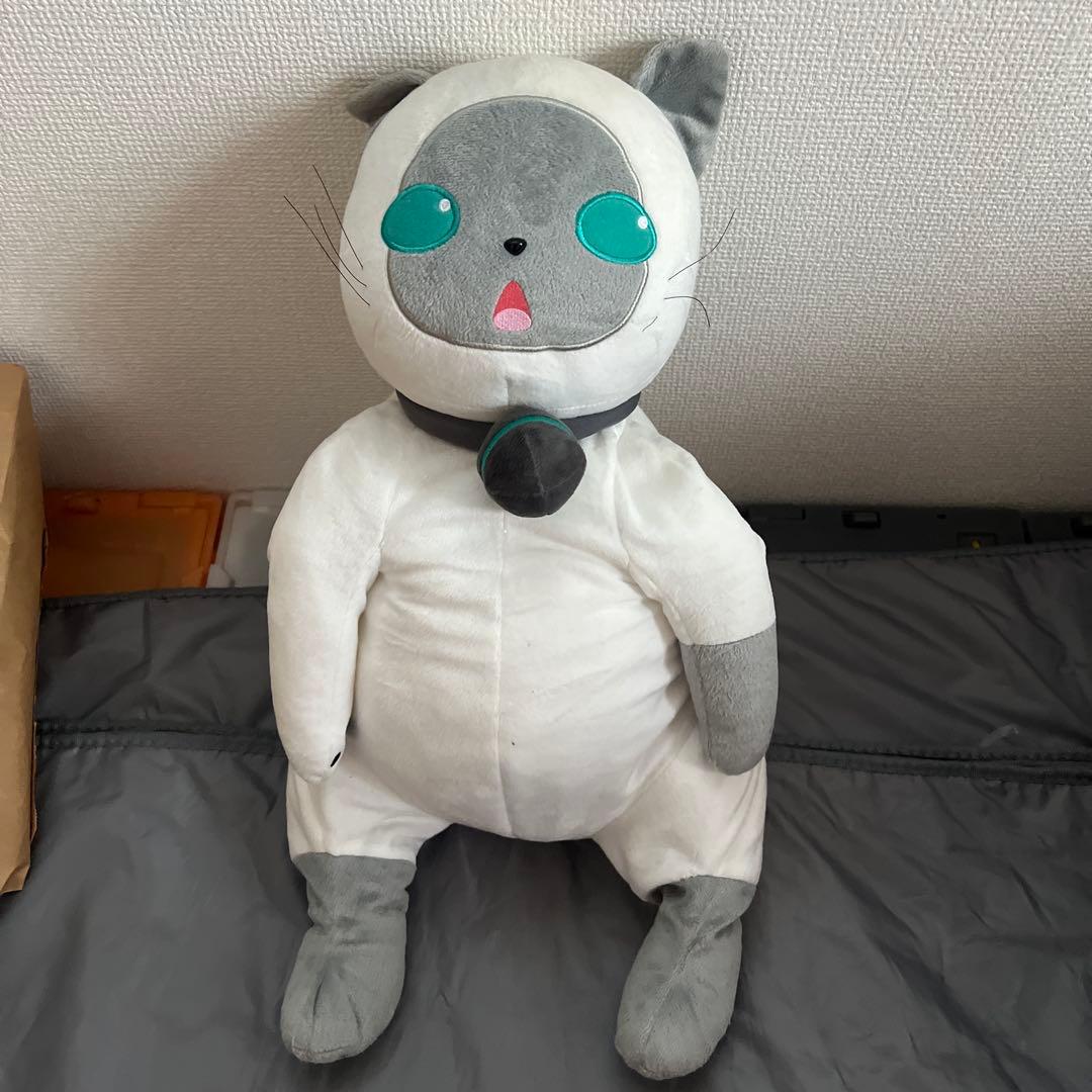 猫のキャラクター ぬいぐるみ 約50cm