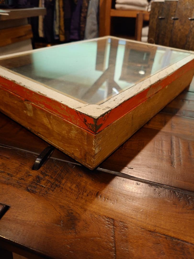 ２個セット　ビンテージ　ショーケース　什器　アクセサリーケース　収納