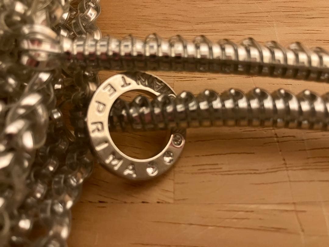 《中古》ANTEPRIMA シルバービーズ ハンドバッグ