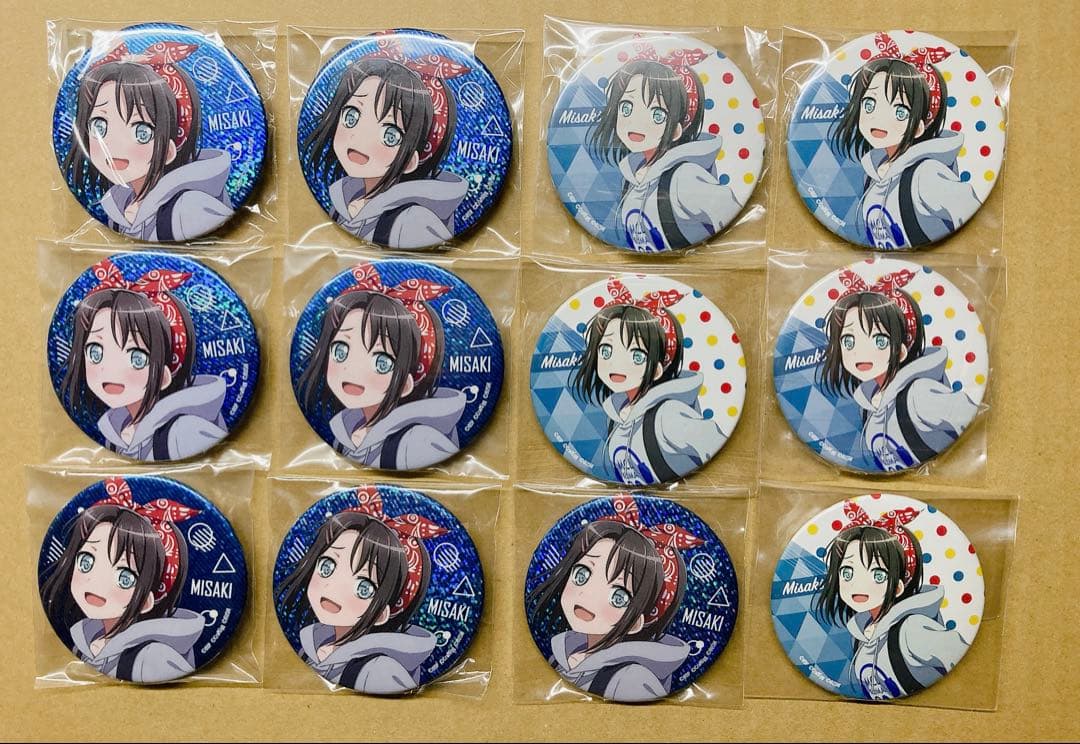 バンドリ WEGO 奥沢美咲 缶バッジ ホロ ノーマル