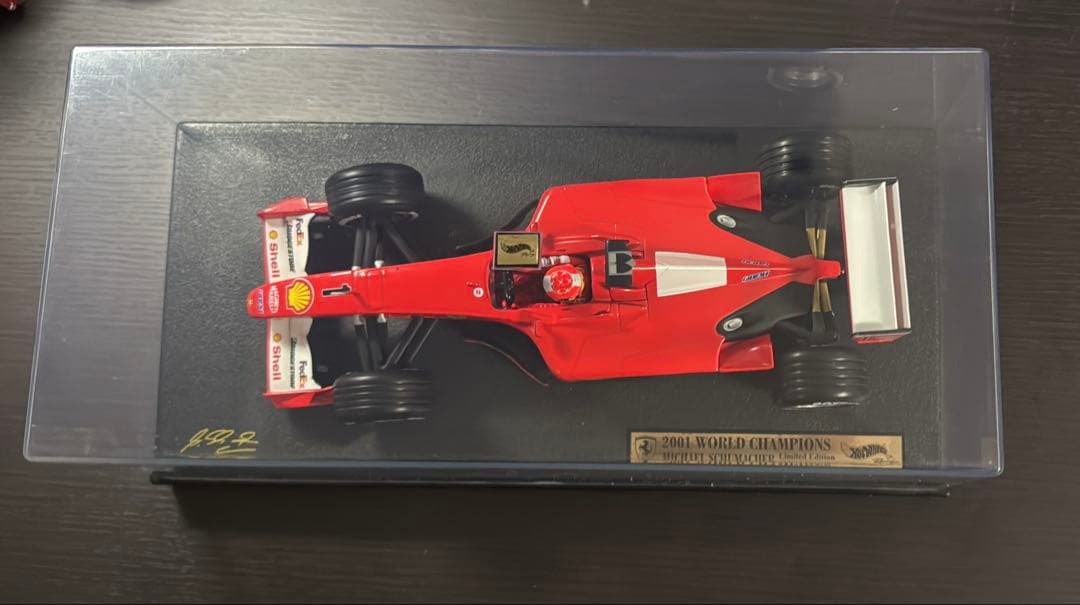 「25000台限定」（サイン付き）ミハエル・シューマッハ　F1模型