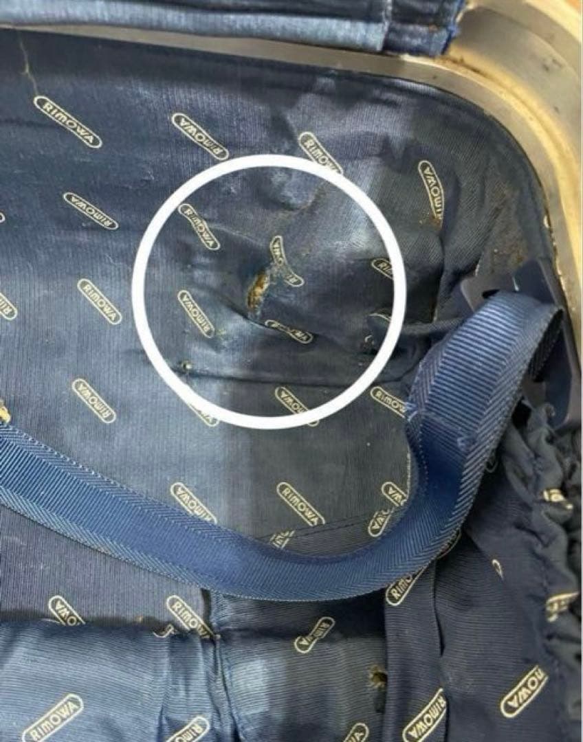 リモワ rimowa トパーズ　シルバーインテグラル 82L 2輪 アルミ青ロゴ