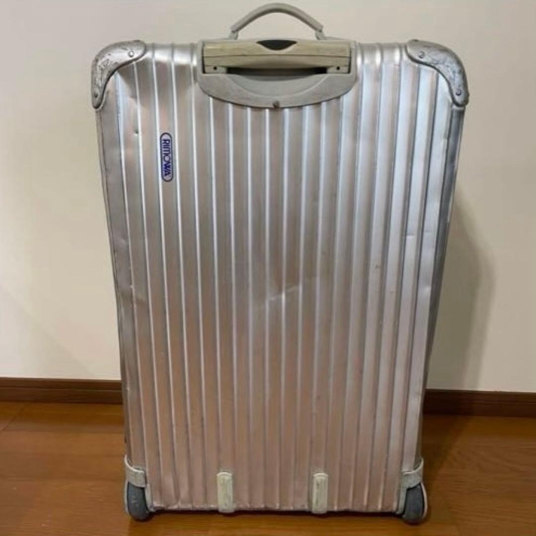 リモワ rimowa トパーズ　シルバーインテグラル 82L 2輪 アルミ青ロゴ