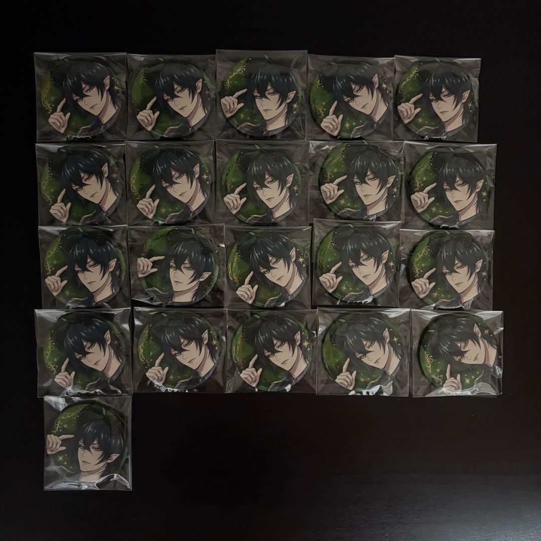 ツイステ ブレイジングジュエル マレウス 缶バッジ 21個