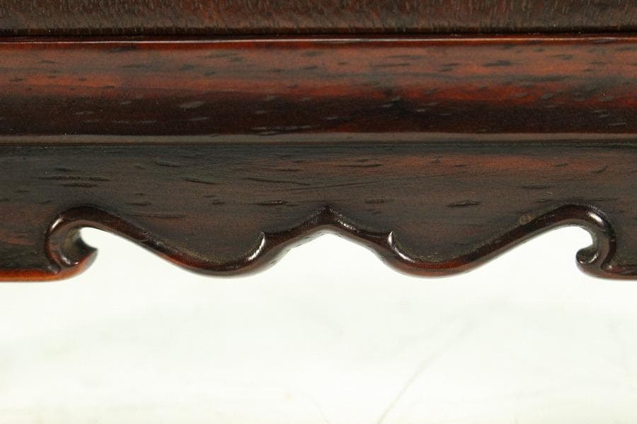 中国美術 葡萄木 硯屏 文房四宝(K-A749)