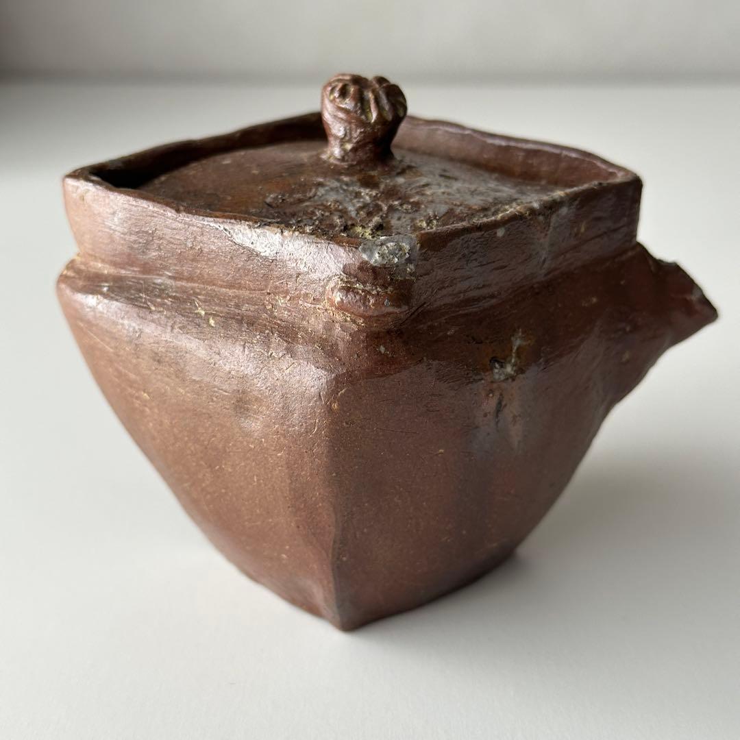 備前焼 茶器 緋襷 宝瓶 蕾