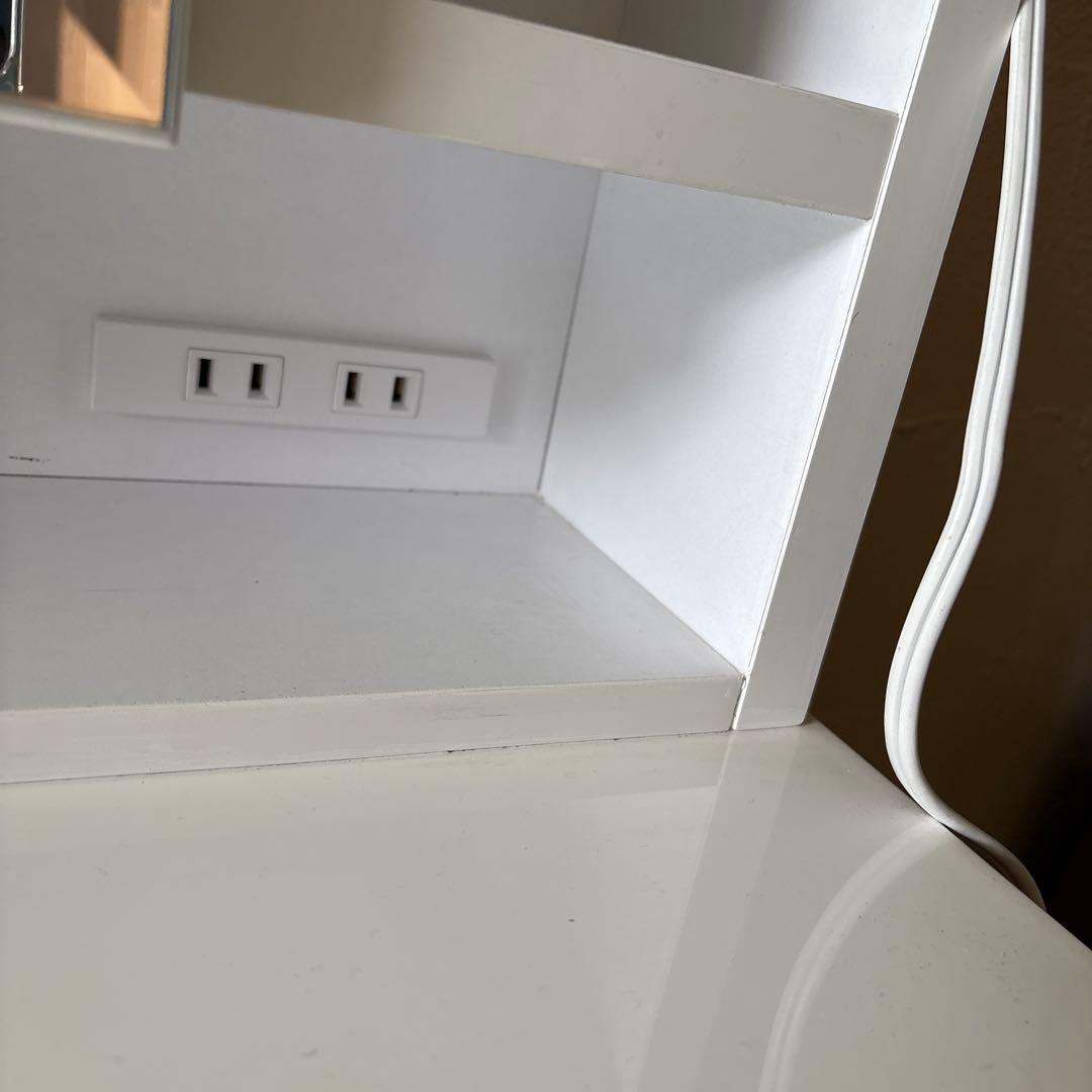 ホワイト ドレッサー・ミラー