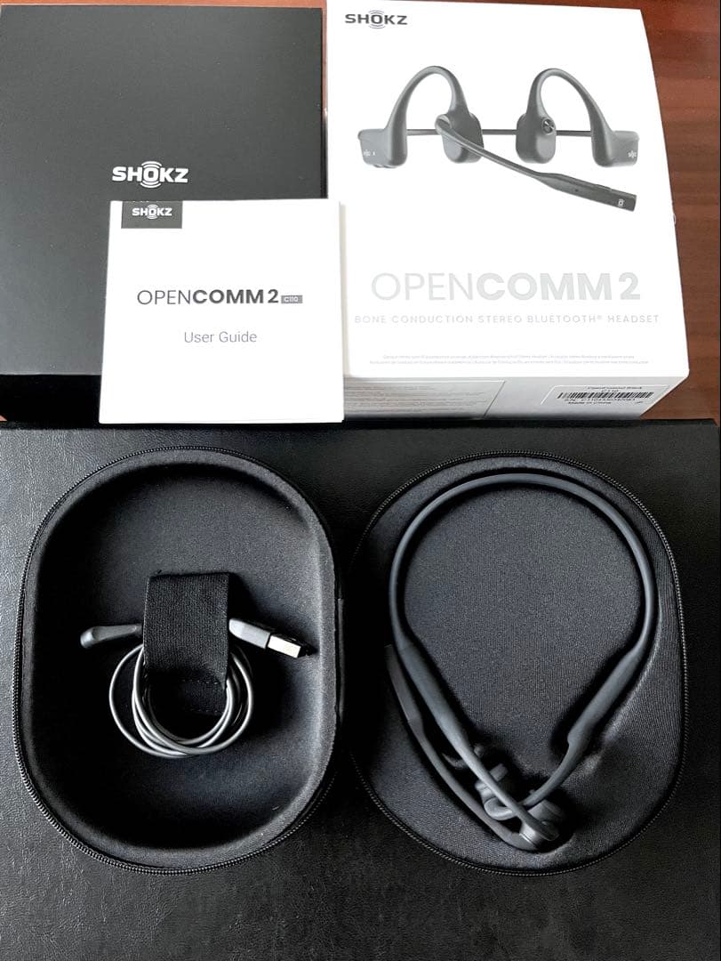 SHOKZ OPENCOMM 2 骨伝導ヘッドセット