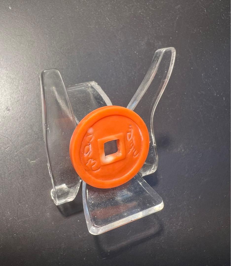 赤珊瑚　絵銭　希少　本物　時代物