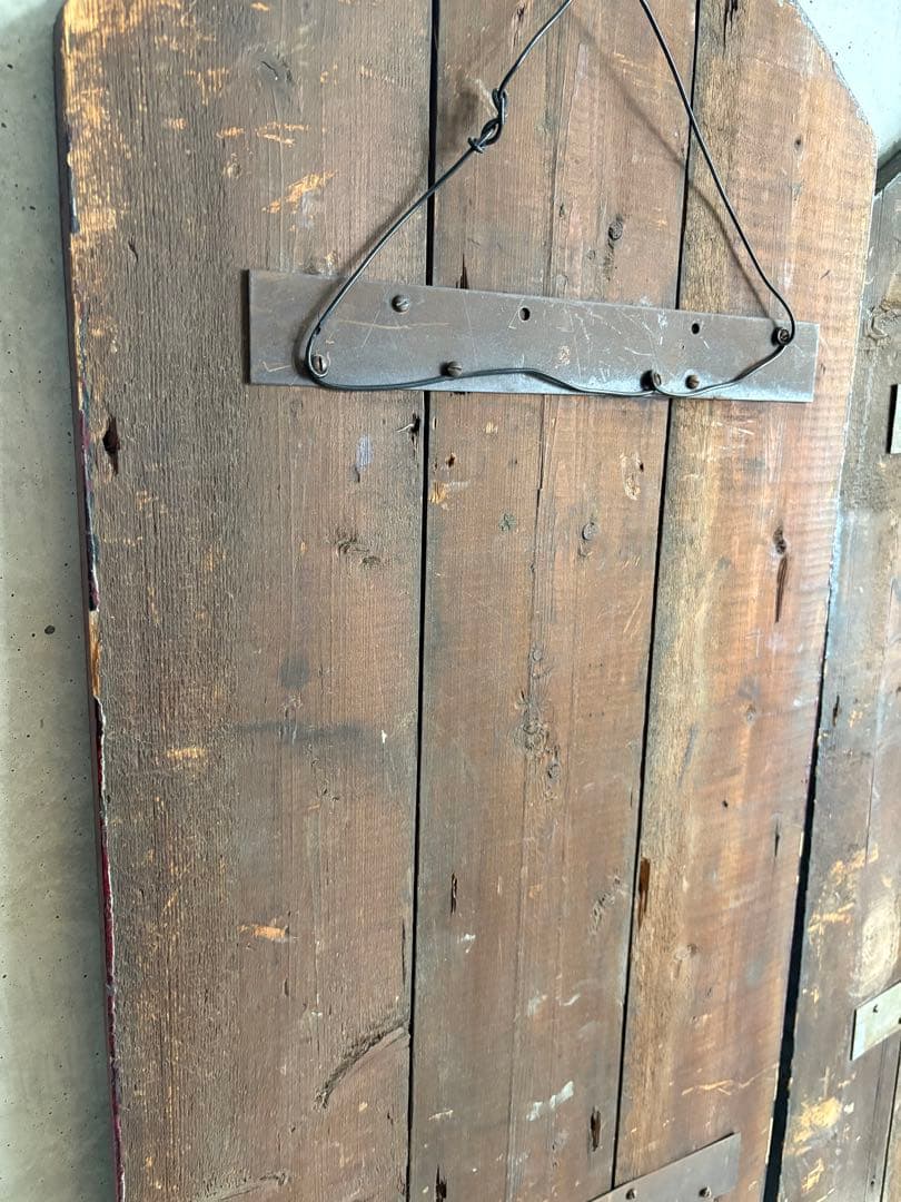 大きなイギリスのアンティーク壁掛け 2枚　高さ174cm ※サイズ間違えてました