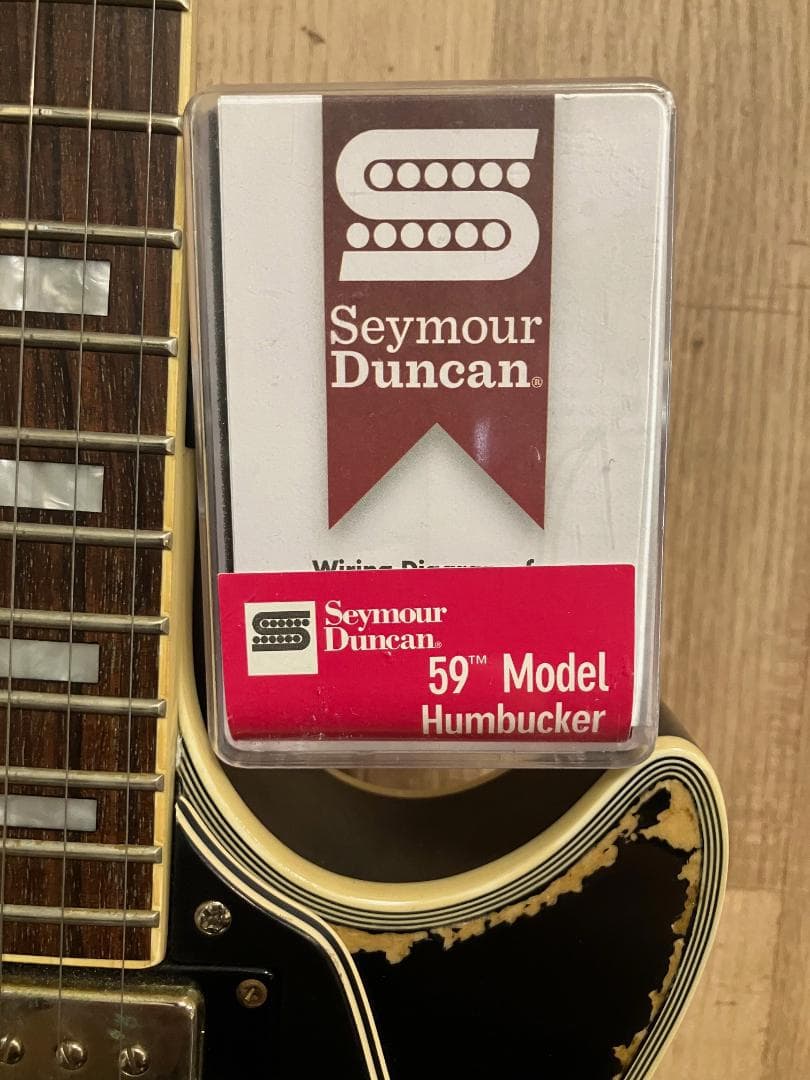 j*g様 レスポール カスタムタイプ ハードレリック ダンカン SH-1b ピッ