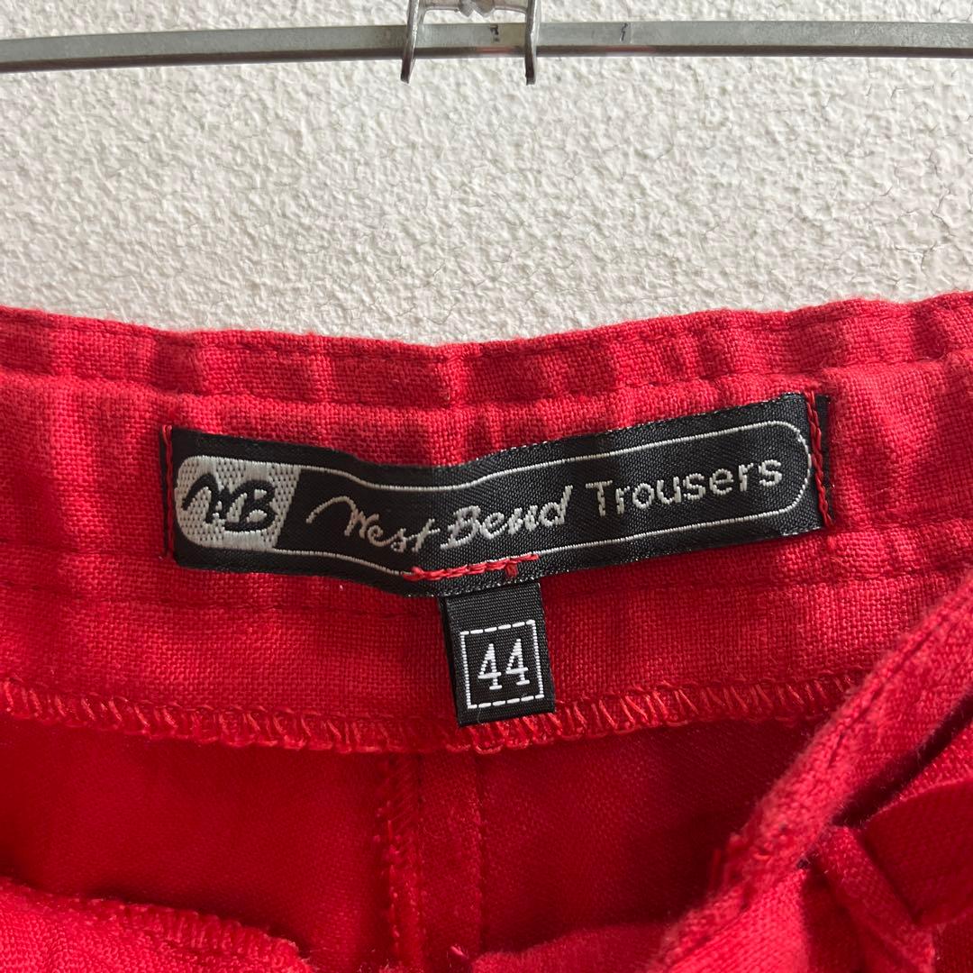 ヨーロッパ 90s 80s リネン カーゴパンツ ヴィンテージ スラックス 麻