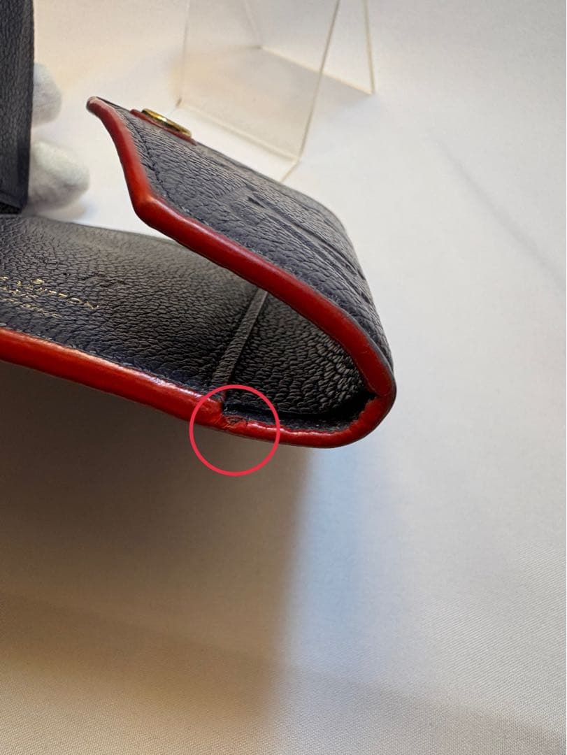 ルイヴィトンモノグラムアンプラント ポルトフォイユ ゾエ 三つ折り財布 RFID