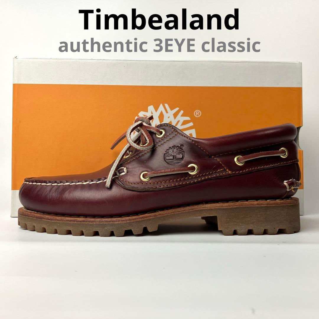 【美品】Timbealand オーセンティック　3eye クラシック　モカシン