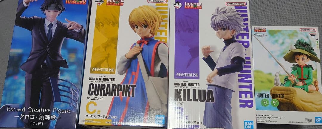 ハンターハンター　一番くじ　キルア　クラピカ　クロロ