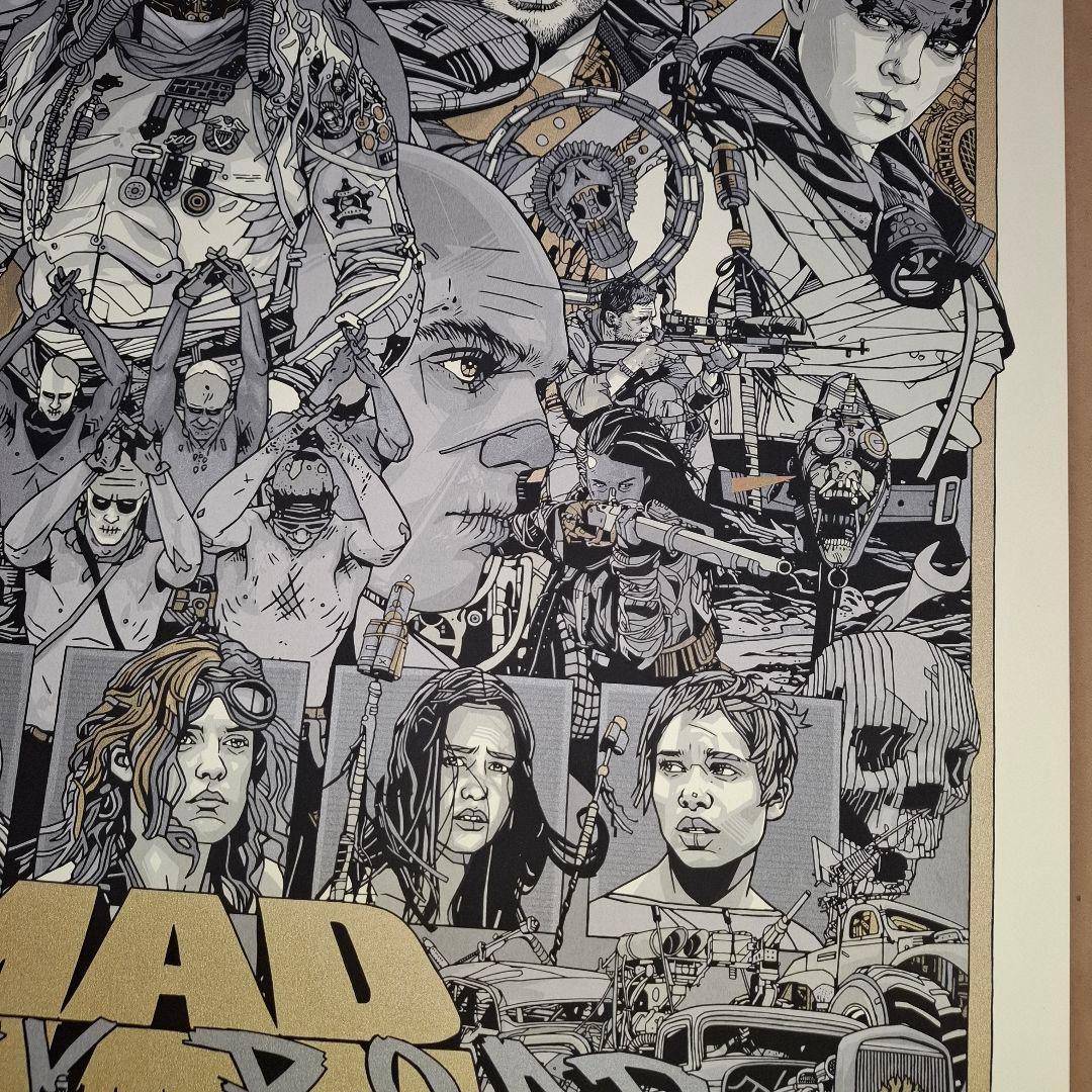 ●250枚限定 マッドマックス 怒りのデスロード シルクスクリーン ミニポスター