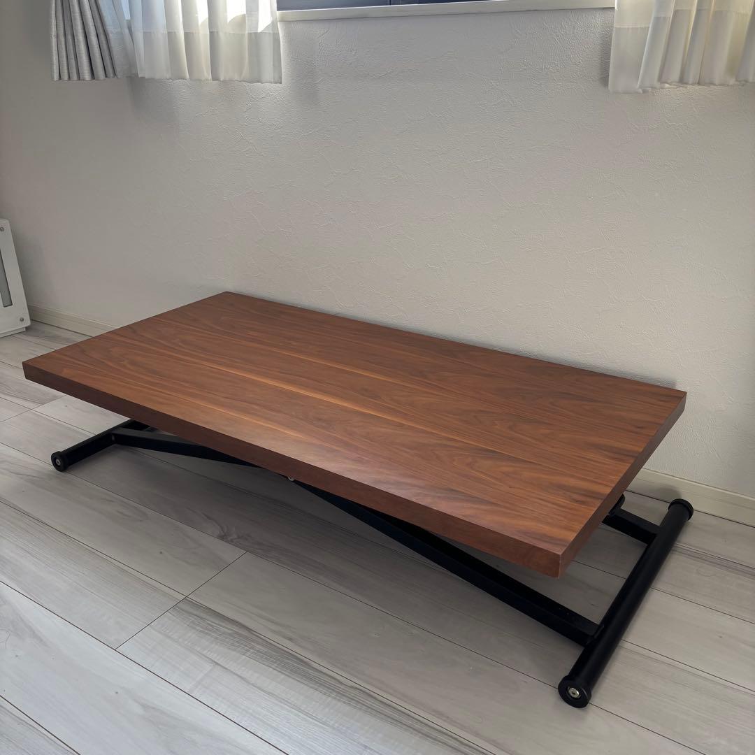 ニトリ　昇降 リビングテーブル アクティブ2 120 ブラウン