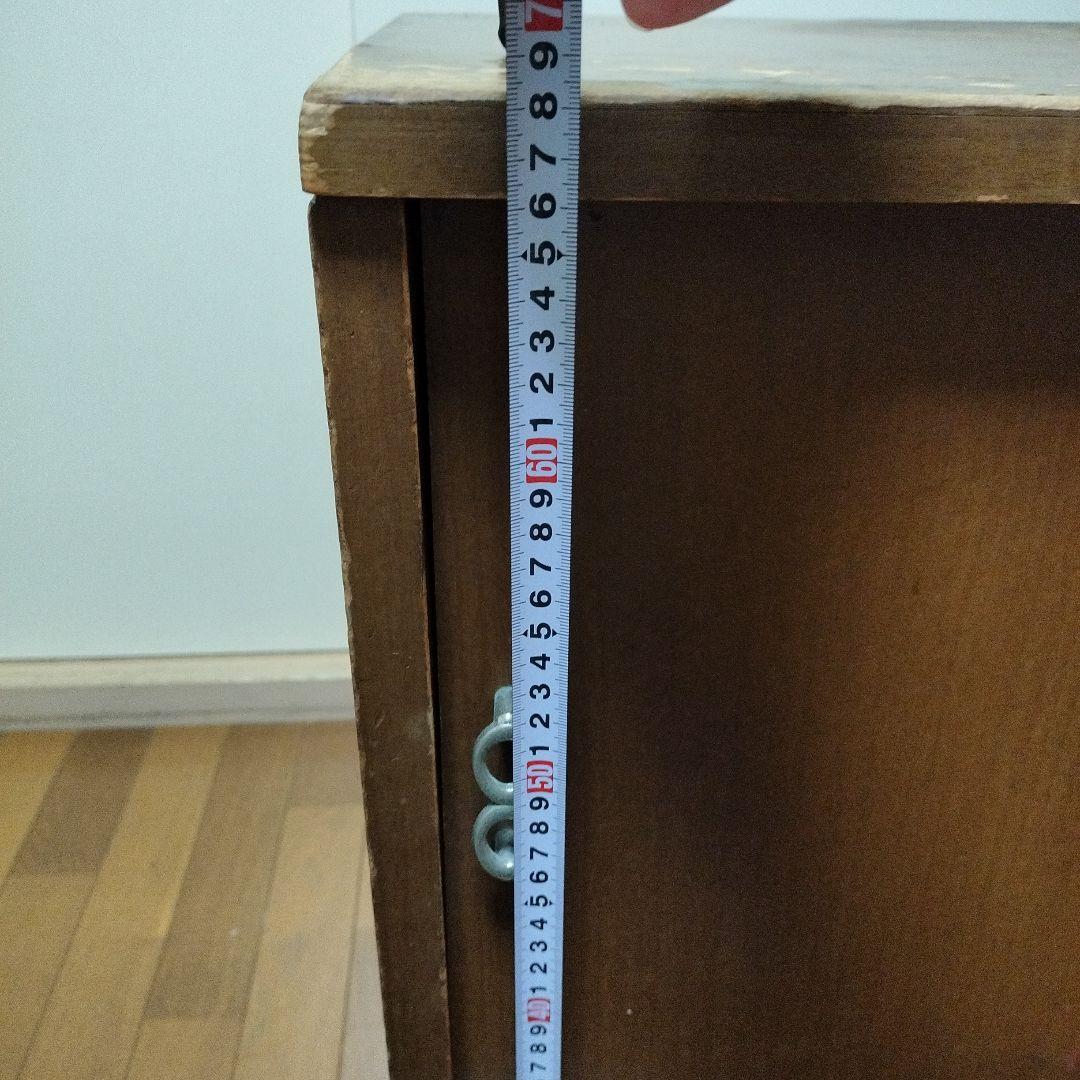 レコードラック　ミッドセンチュリー ブラウンキャビネット　横浜市より引き取り可