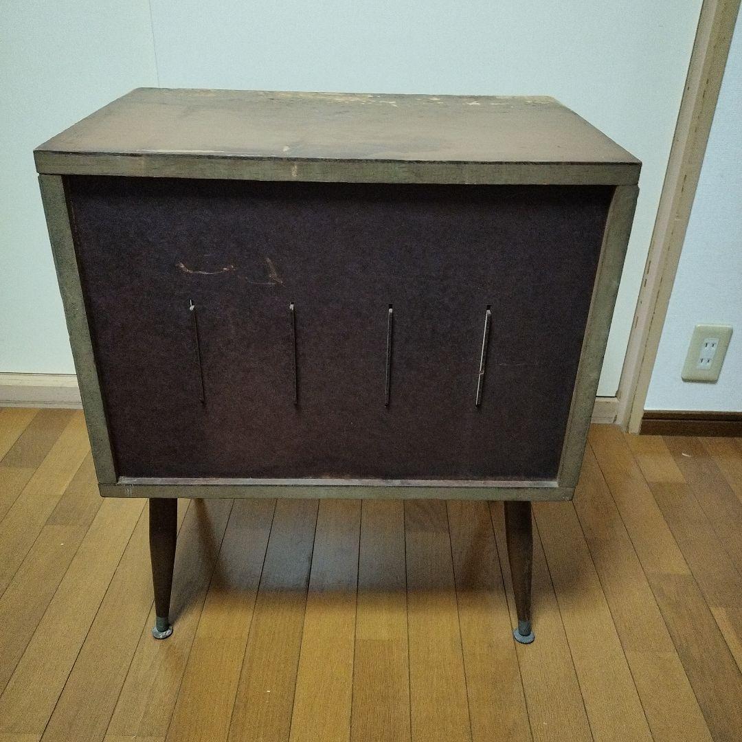 レコードラック　ミッドセンチュリー ブラウンキャビネット　横浜市より引き取り可