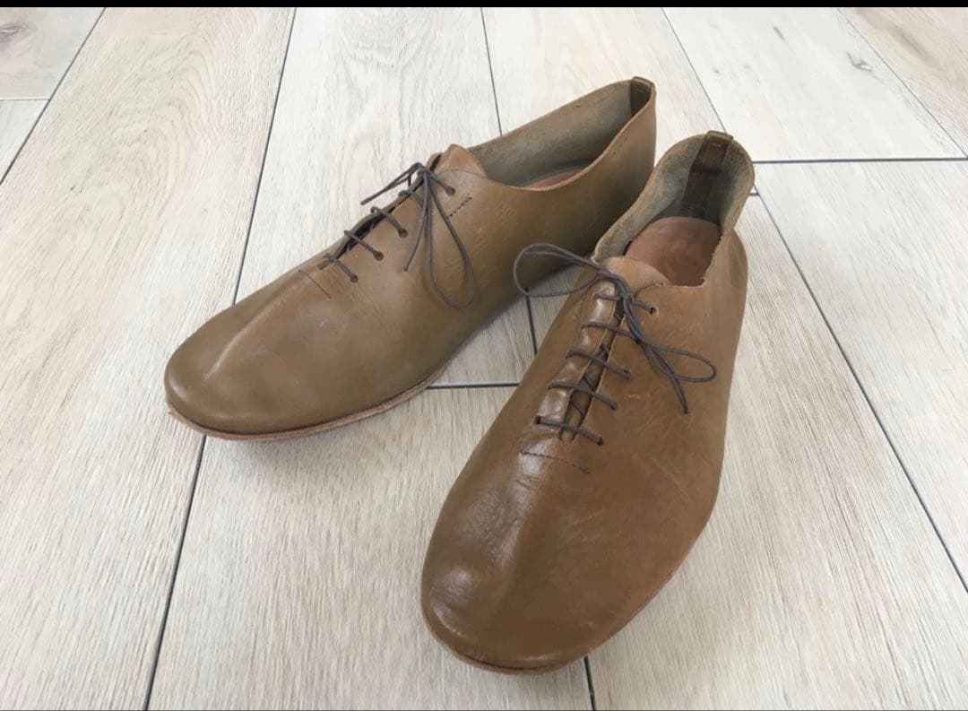 名作！Honor gathering レザーダンスシューズ 6 カーキ