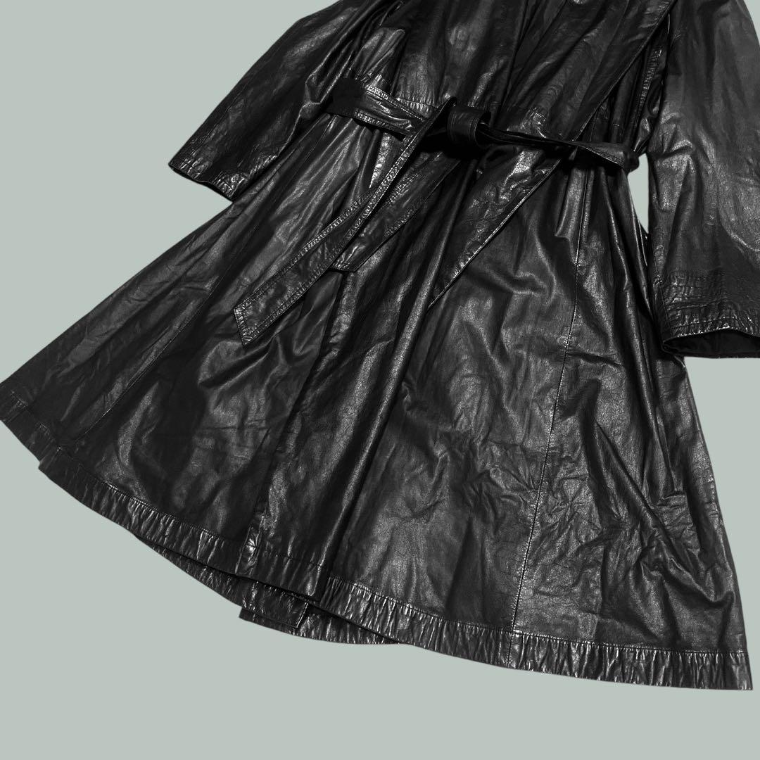 ジャケット・アウター LUNA MATTINO Leather gown coat