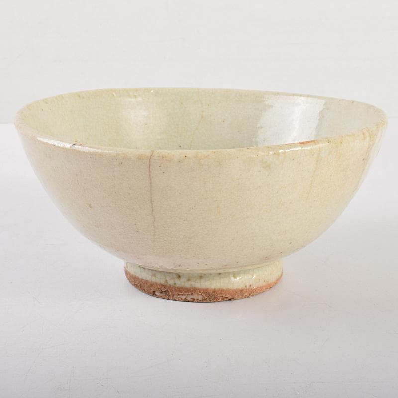 朝鮮　李朝　高麗白磁　鉢　時代箱付　M　R5065