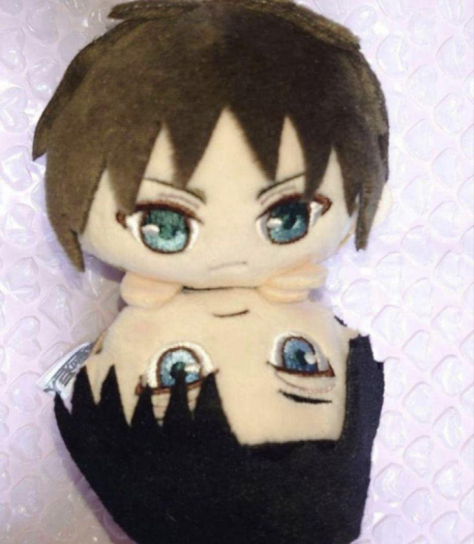 進撃の巨人 エレン リヴァイ もちころりん ぬいぐるみ マスコット 初版