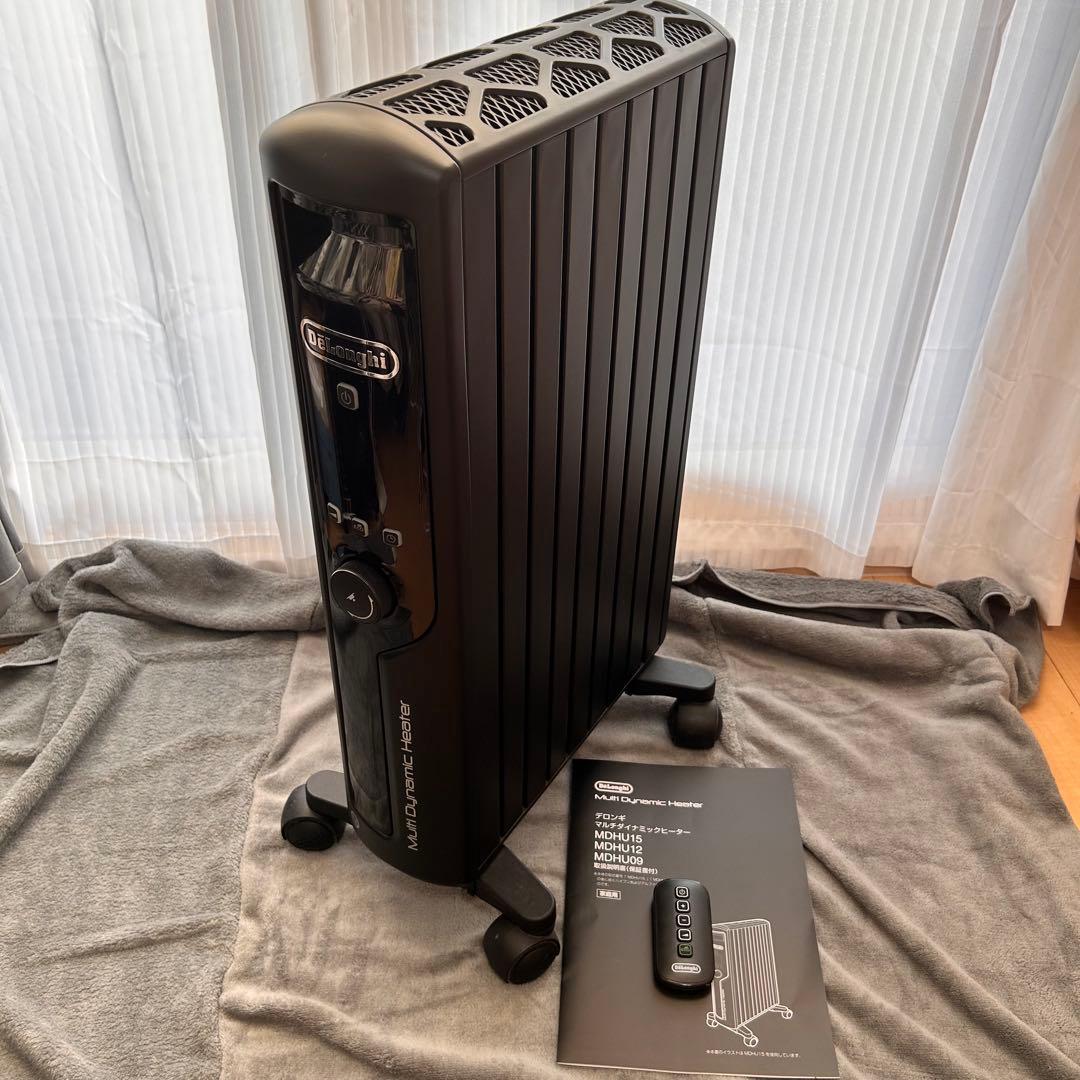 デロンギ マルチダイナミックヒーター MDHU12-PB 動作確認済み 説明書付