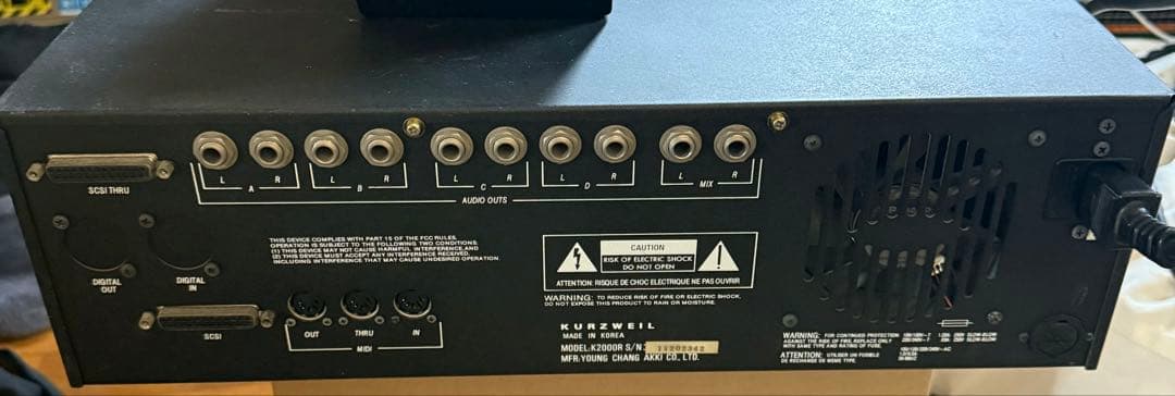 鍵盤楽器 kurzweil k2000r