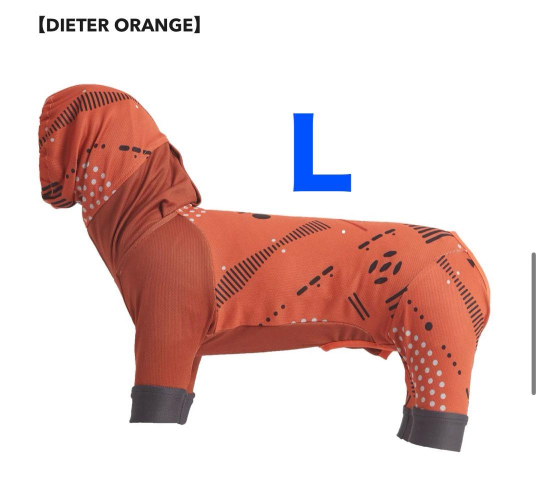 【新品】Ｌ　ALPHAICON DOG GUARD COOL オレンジ
