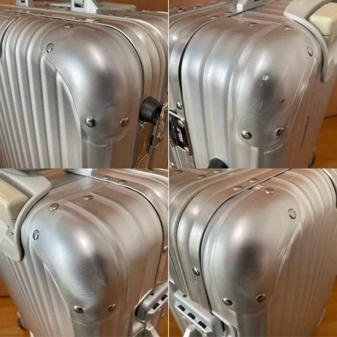 最終値下げ　美品　リモワRIMOWA トパーズTOPAS 32L 青ロゴ　2輪