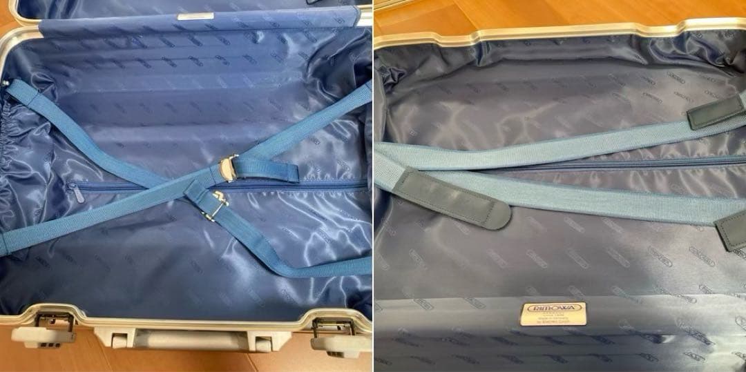 最終値下げ　美品　リモワRIMOWA トパーズTOPAS 32L 青ロゴ　2輪