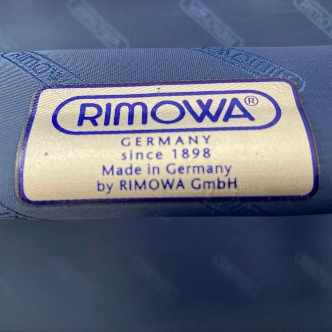 最終値下げ　美品　リモワRIMOWA トパーズTOPAS 32L 青ロゴ　2輪