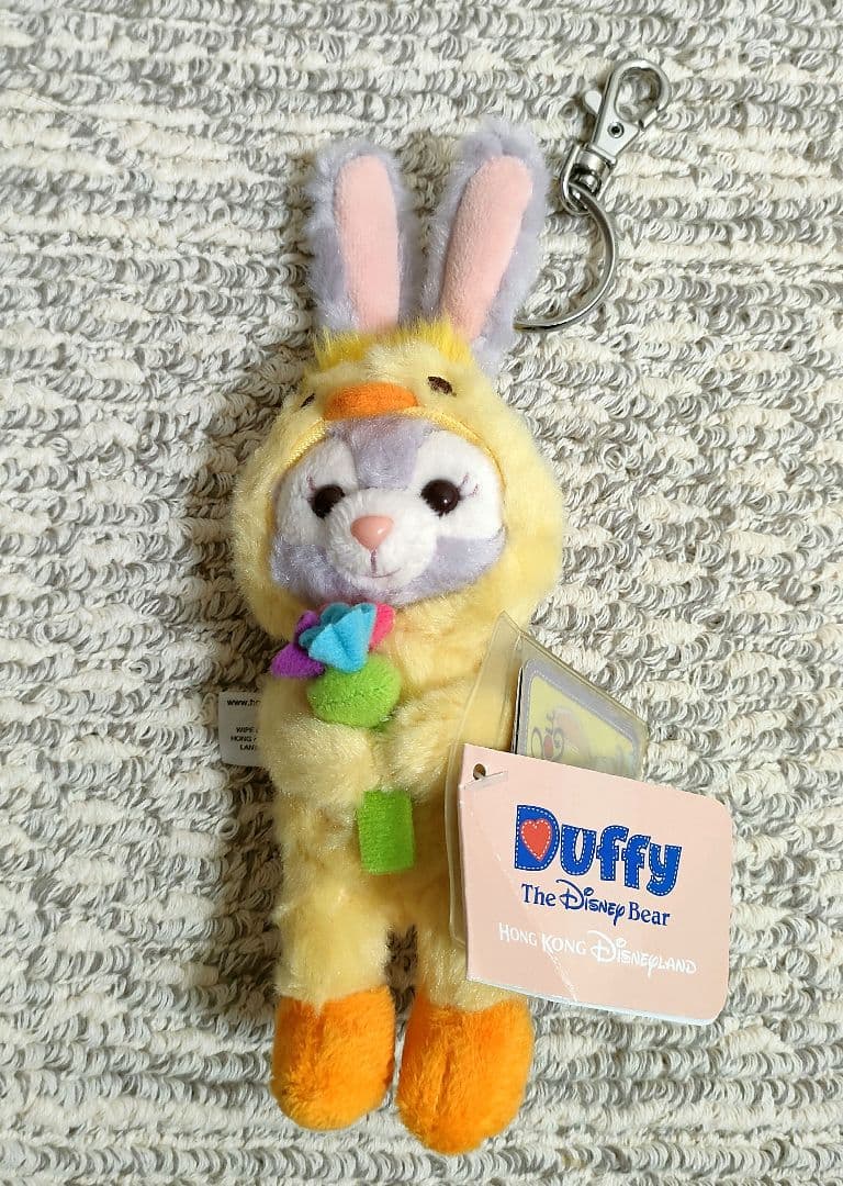 香港ディズニー 　ステラルーぬいぐるみキーチェーン　イースター