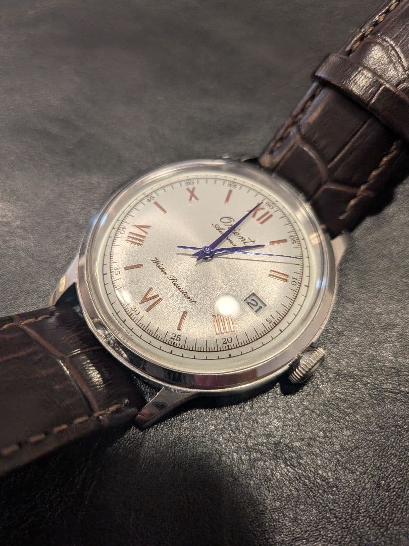 Orient 75周年限定モデル 自動巻き 白文字盤