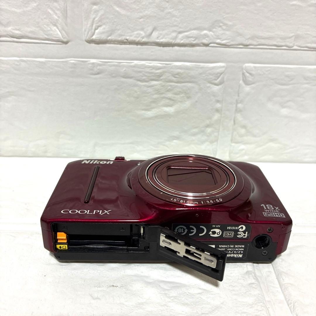 美品 Nikon COOLPIX S9300 インペリアルレッド