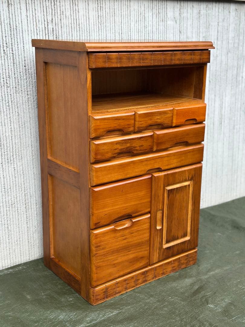 【オープンチェスト】木製　収納　花台　収納棚　電話台　インテリア◎