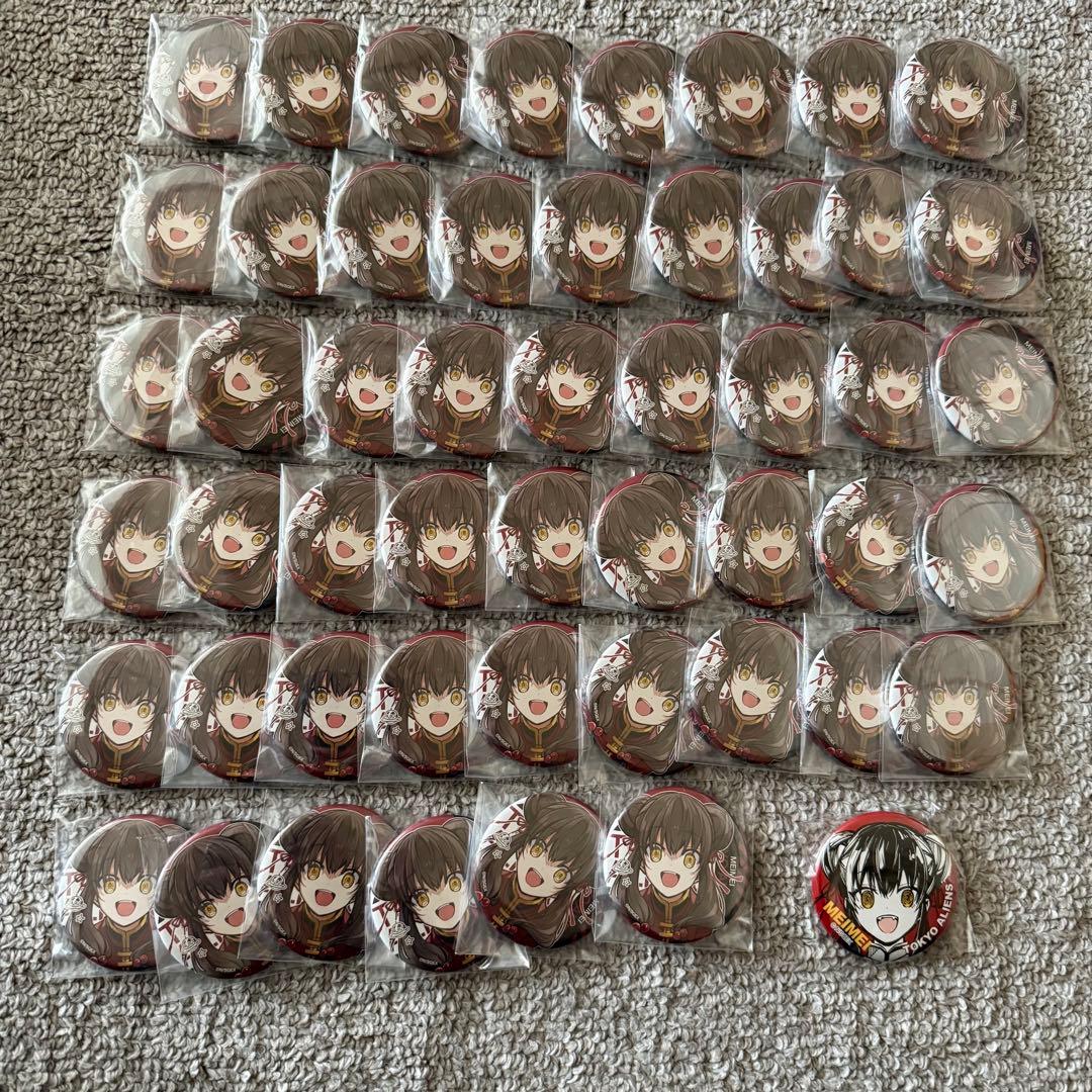 東京エイリアンズ　明明　キャラクター缶バッジ 51個セット