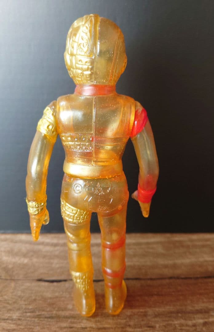 タカトク　人造人間キカイダー　ソフビ　クリア　スケルトン　当時物　レア